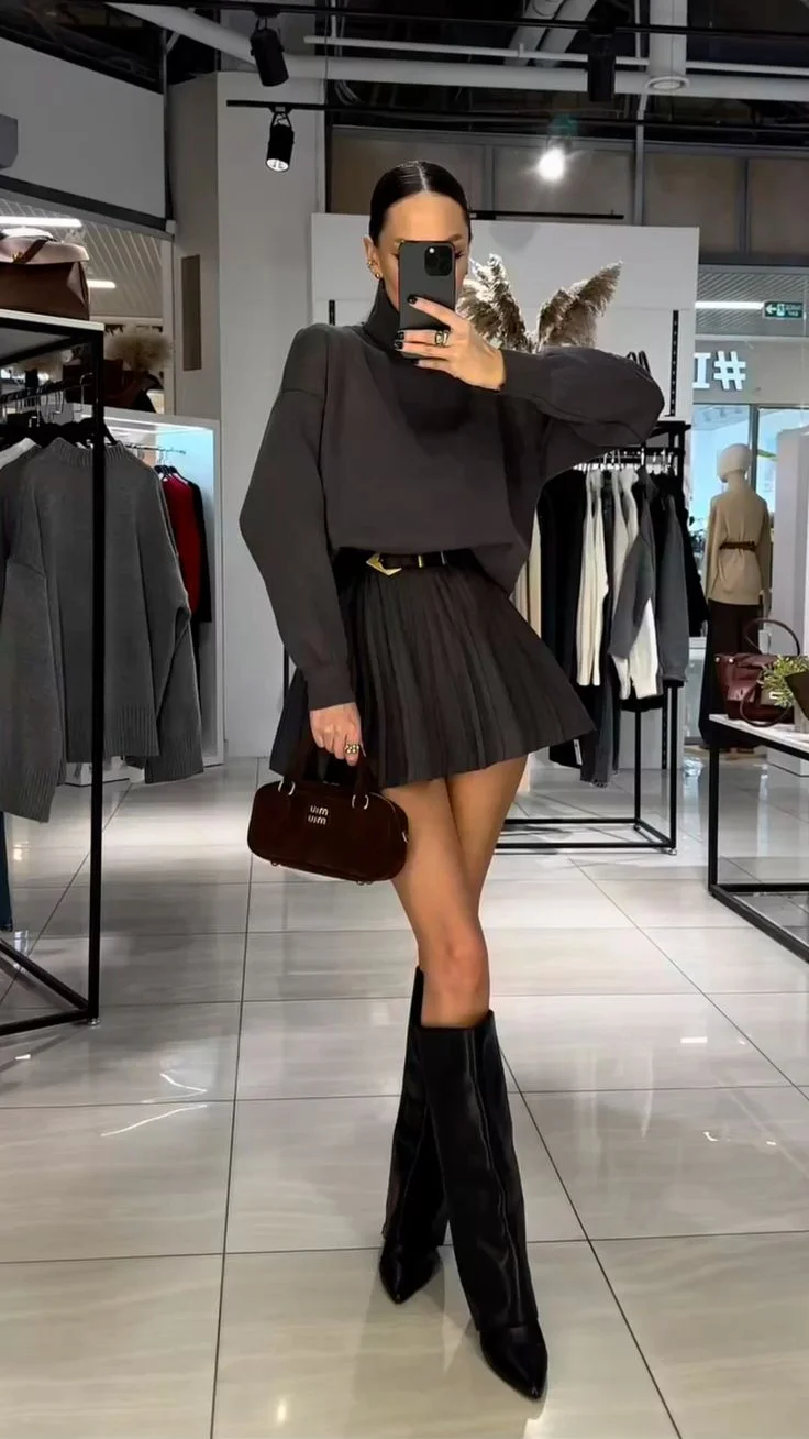 black boots outfit