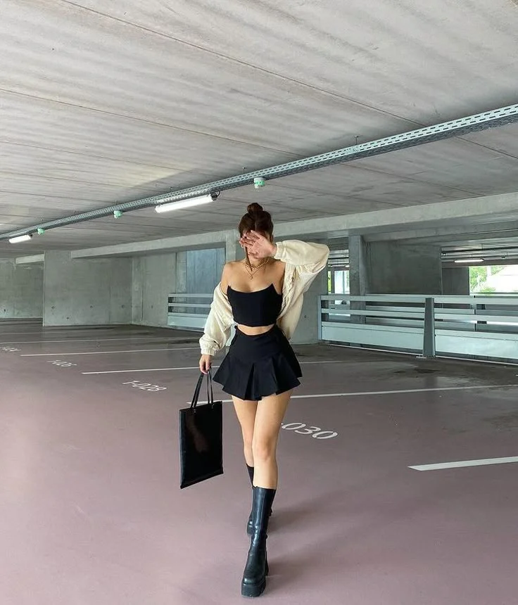 black boots outfit