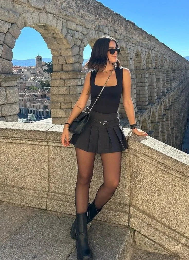 black boots outfit