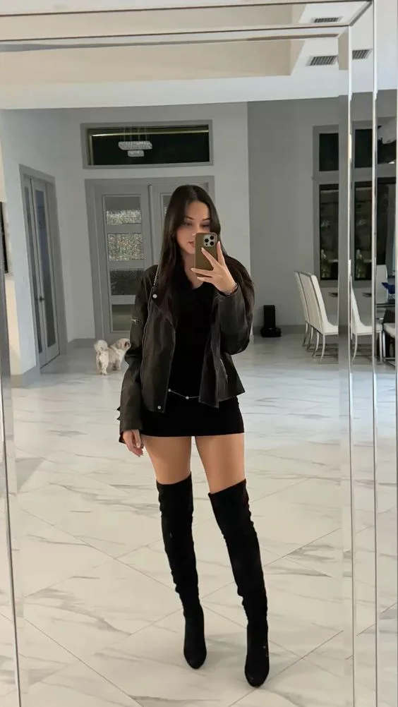 black boots outfit