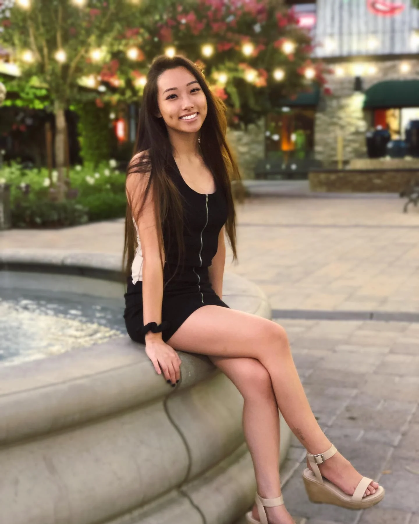 black dress outfit