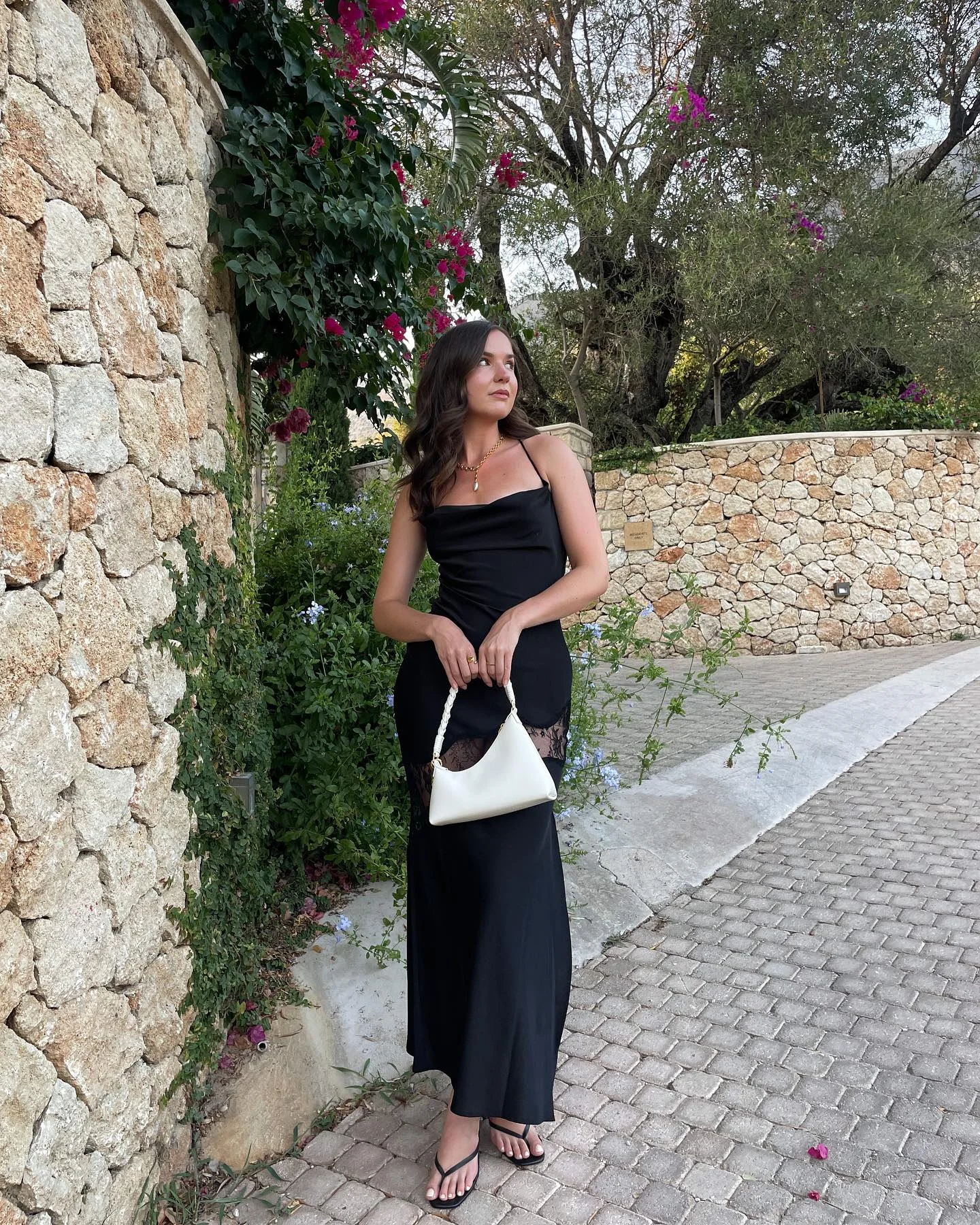 black dress outfit
