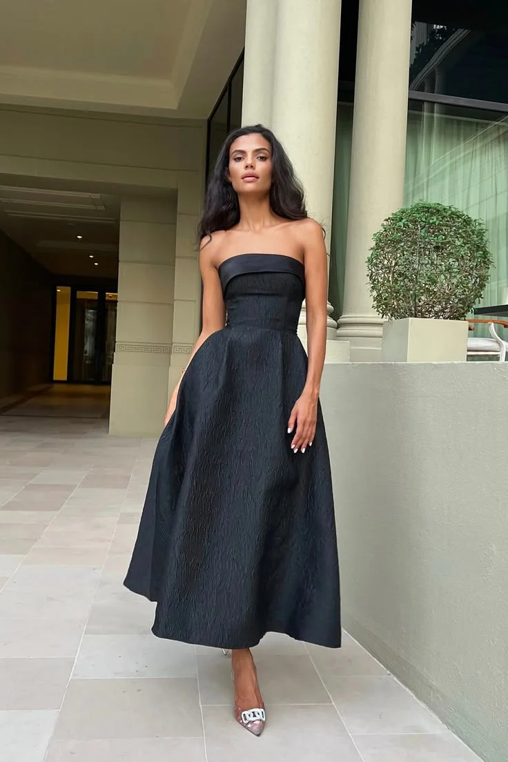 black tie wedding guest dress