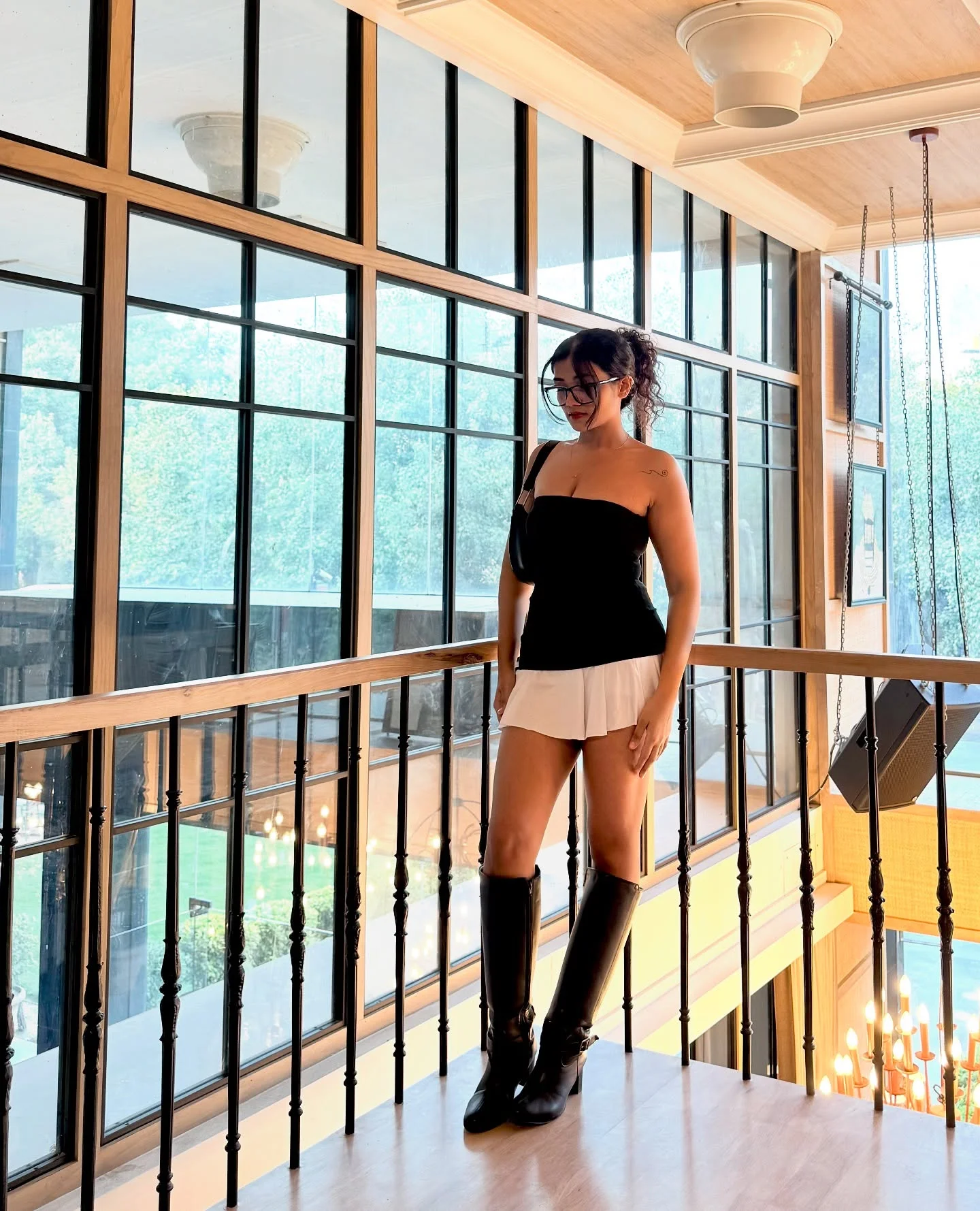 black tube top