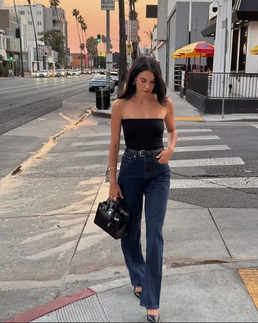 black tube top