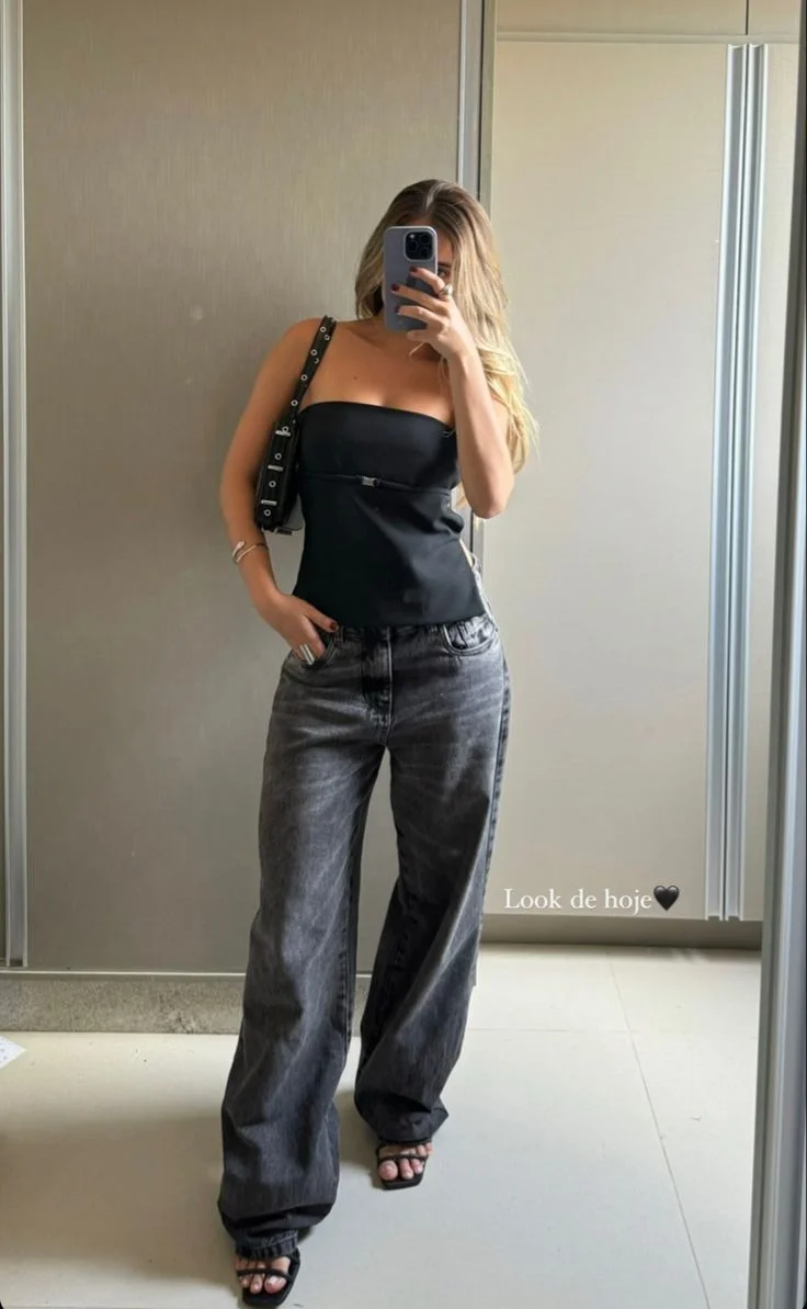 black tube top