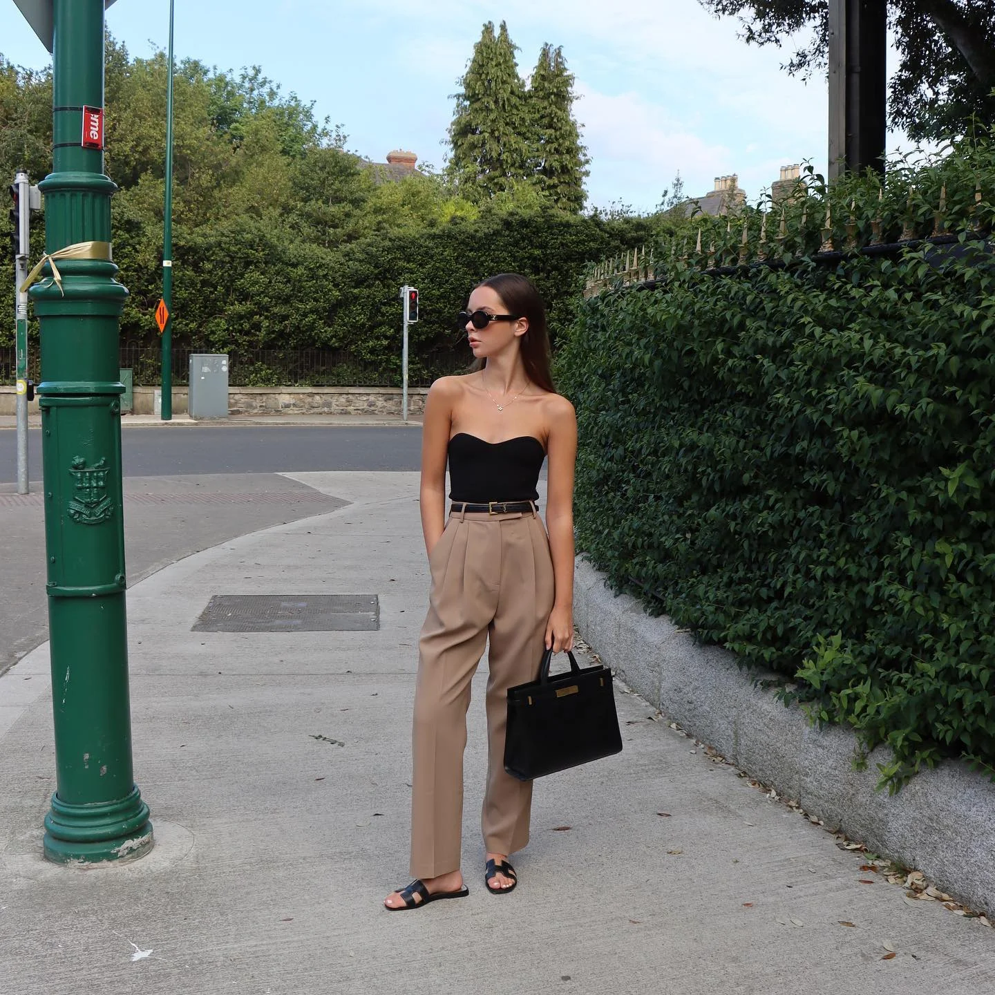 black tube top