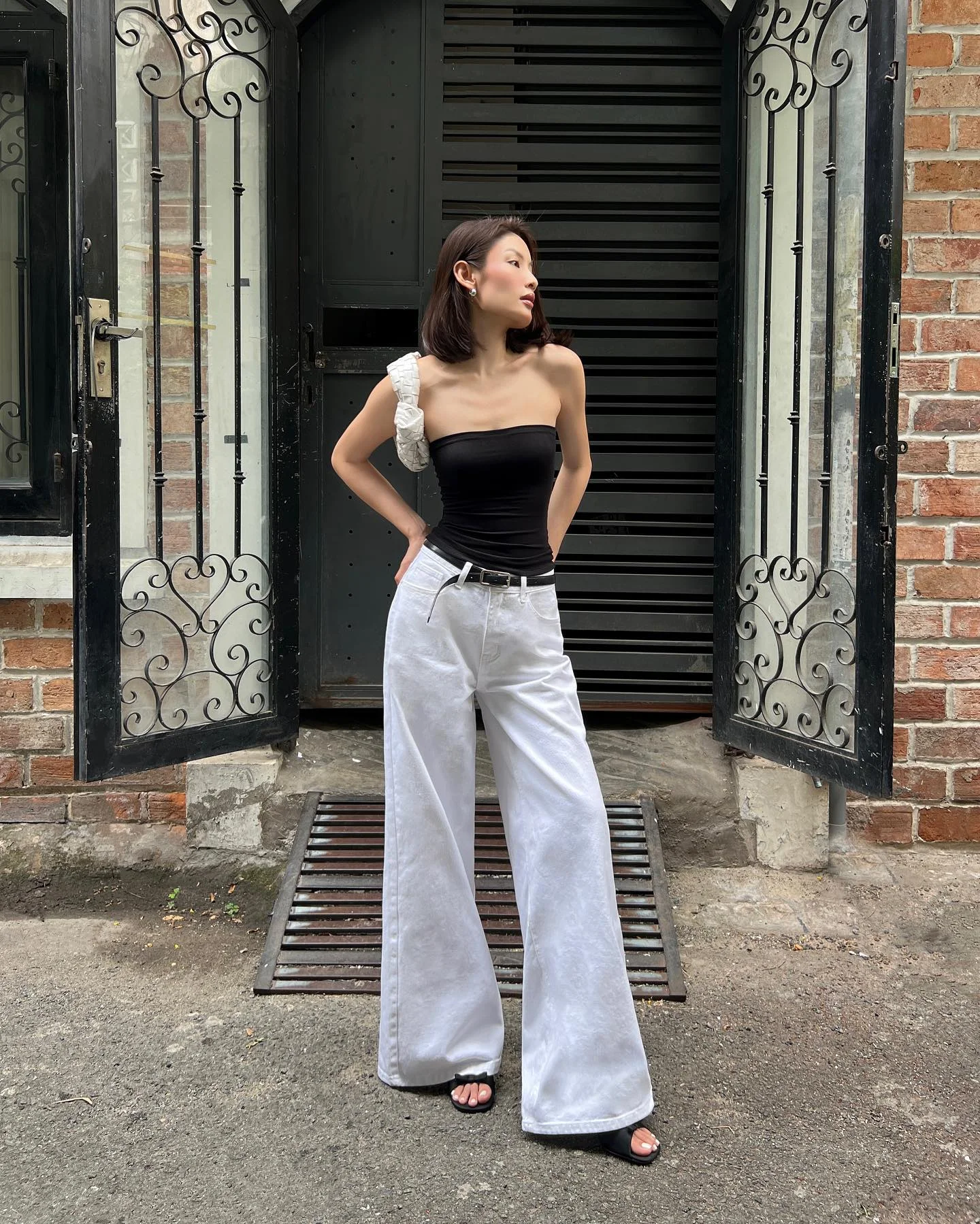 black tube top