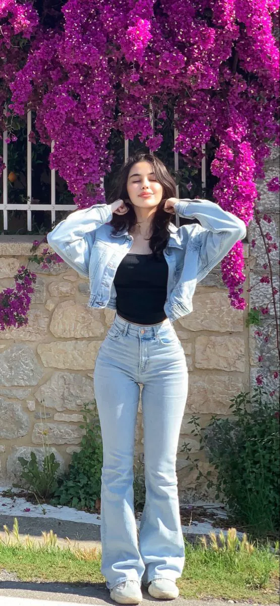 bootcut jeans outfit
