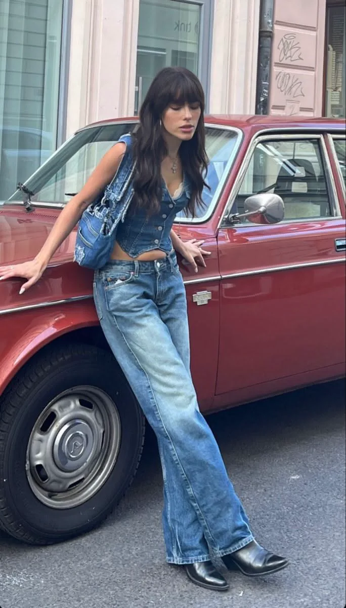 bootcut jeans outfit