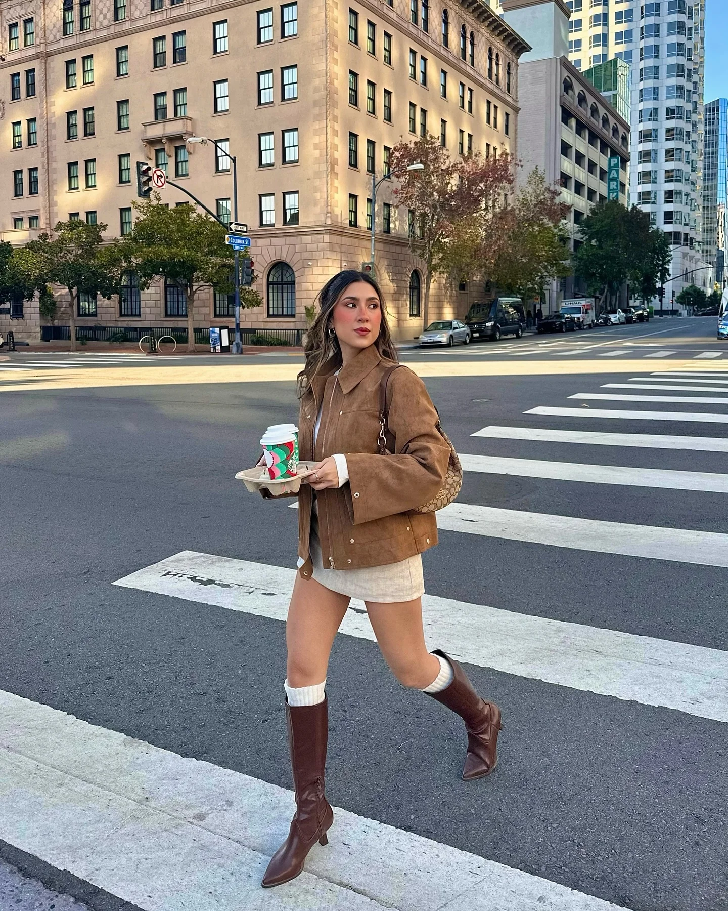 brown boots outfit