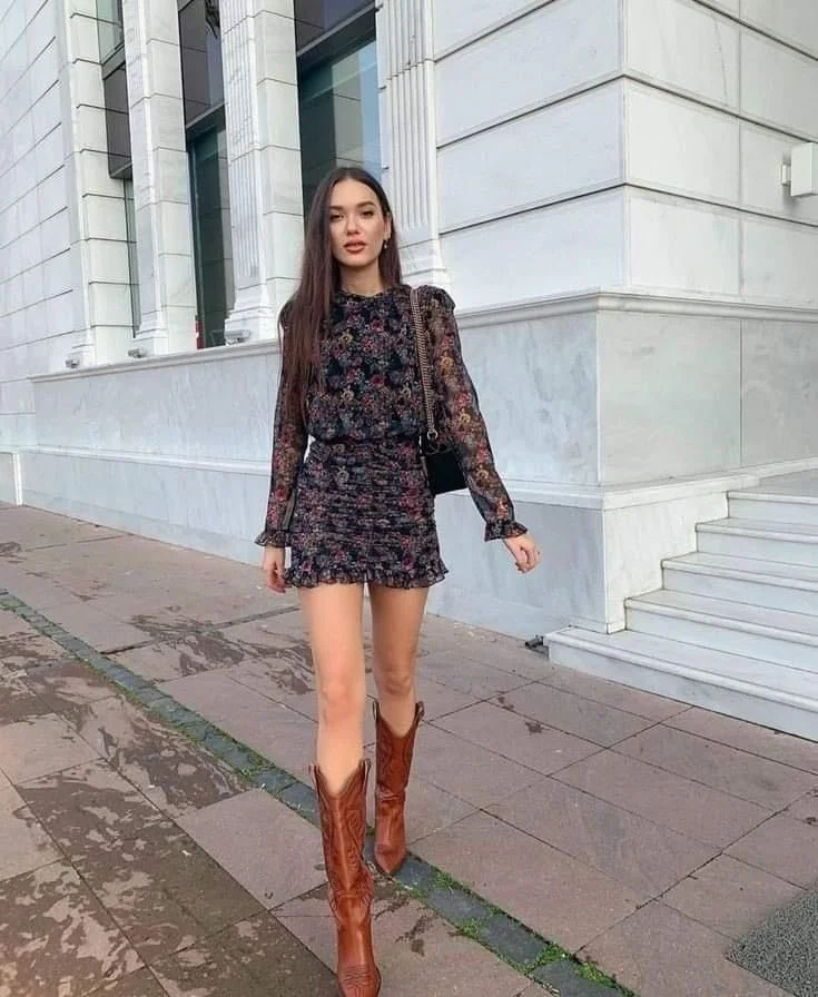 brown boots outfit