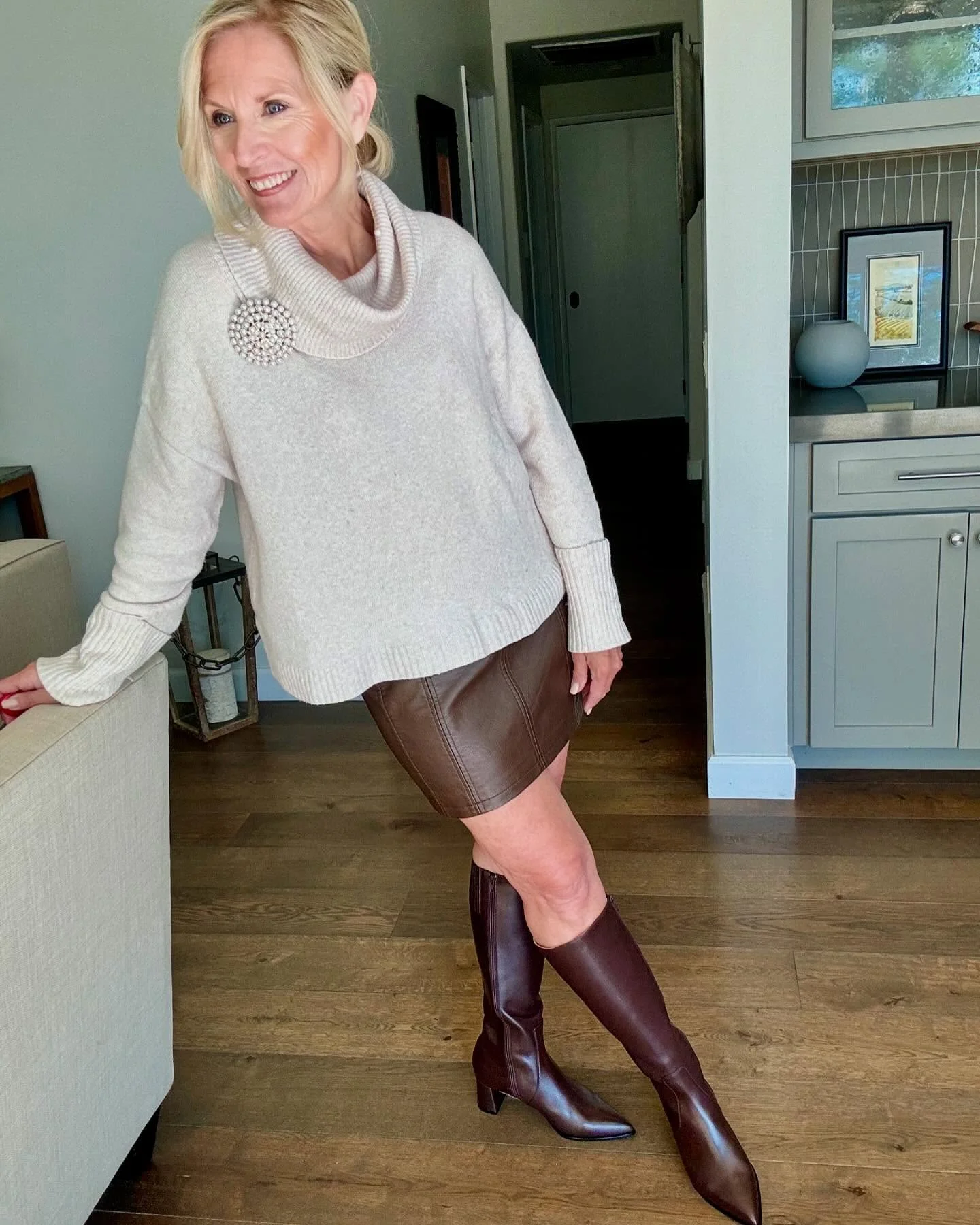 brown boots outfit