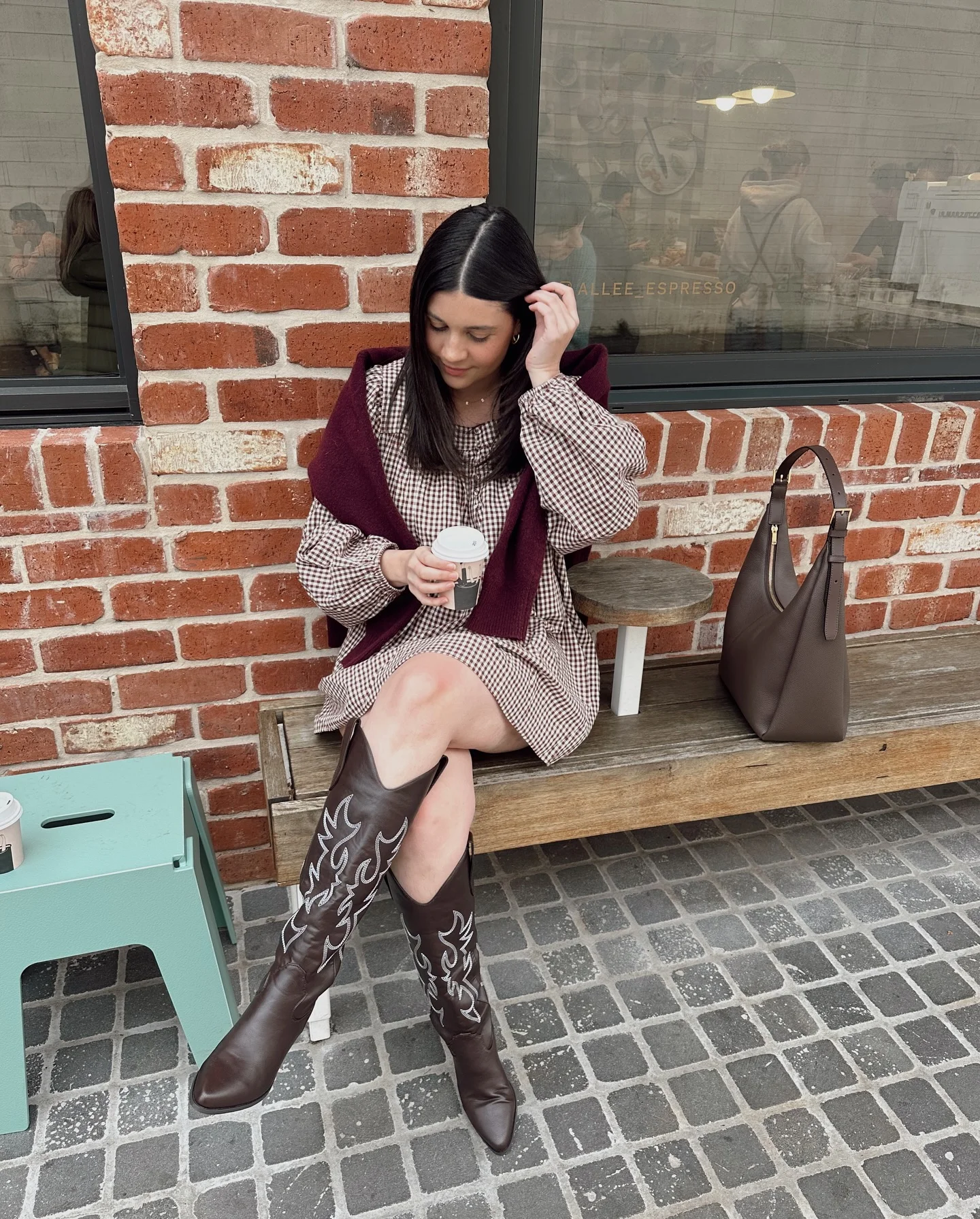 brown boots outfit