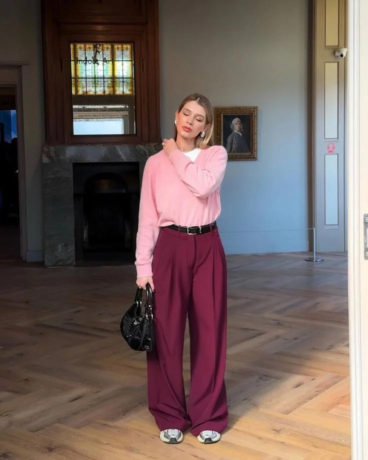 burgundy outfits ideas