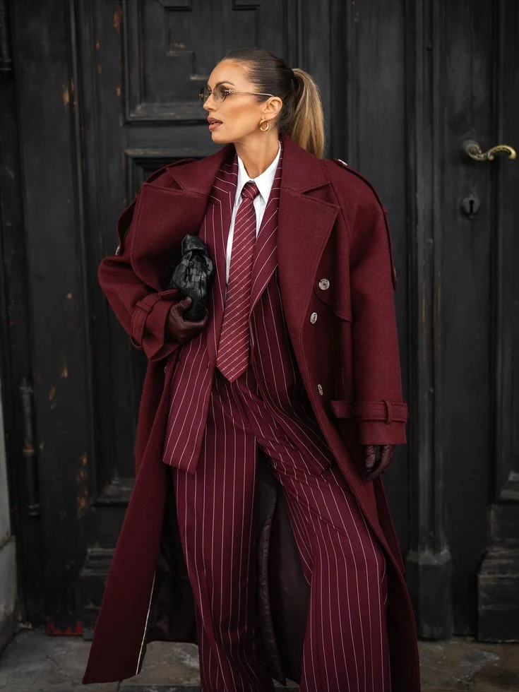 burgundy outfits ideas