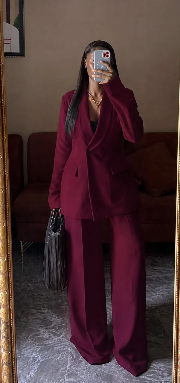 burgundy outfits ideas