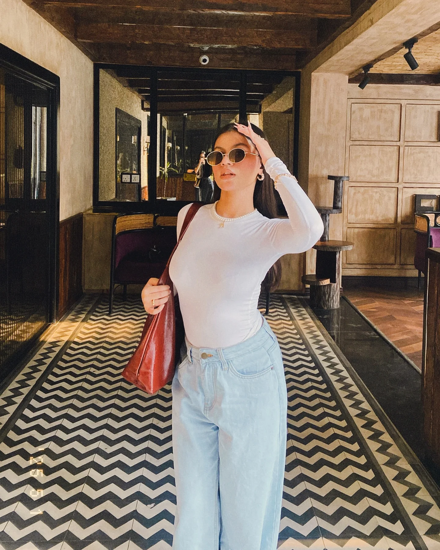 denim and white outfits