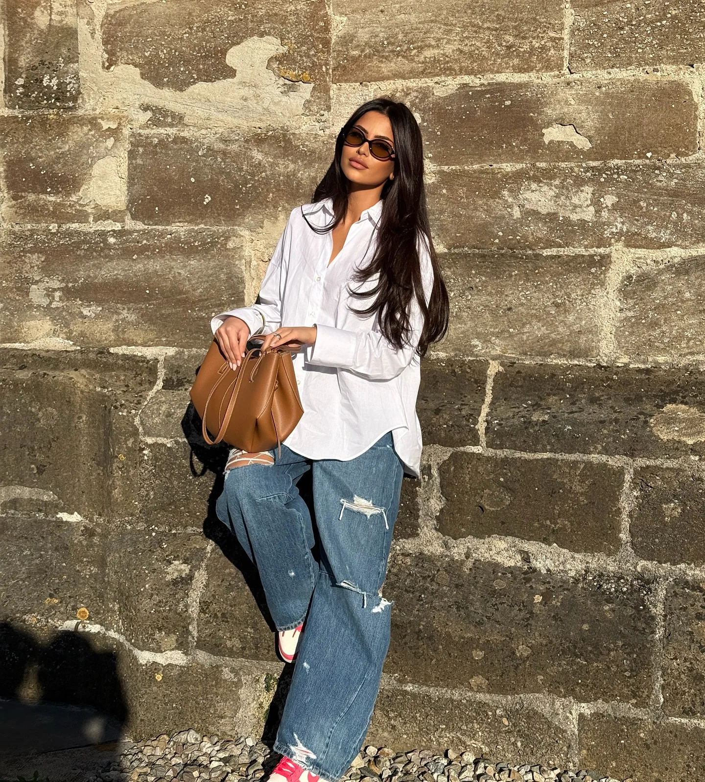denim and white outfits