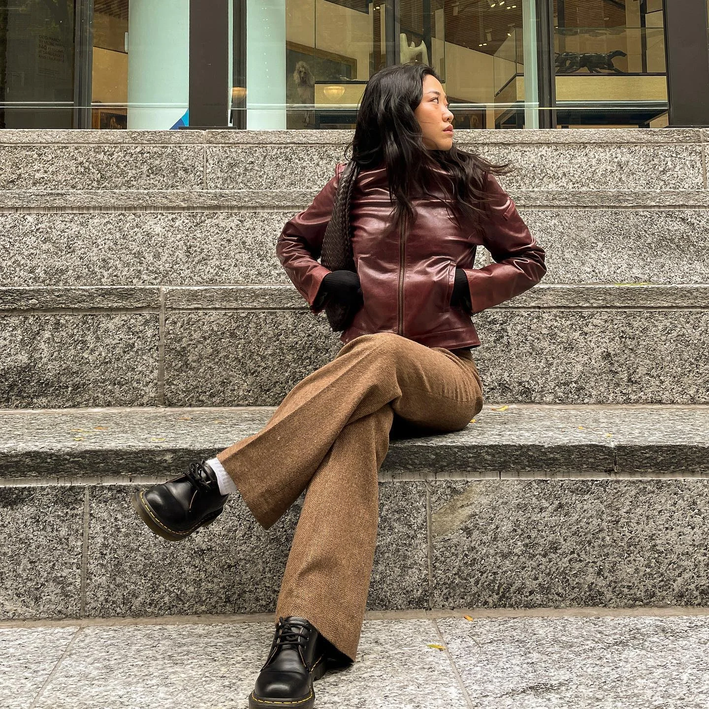fall dinner date outfit