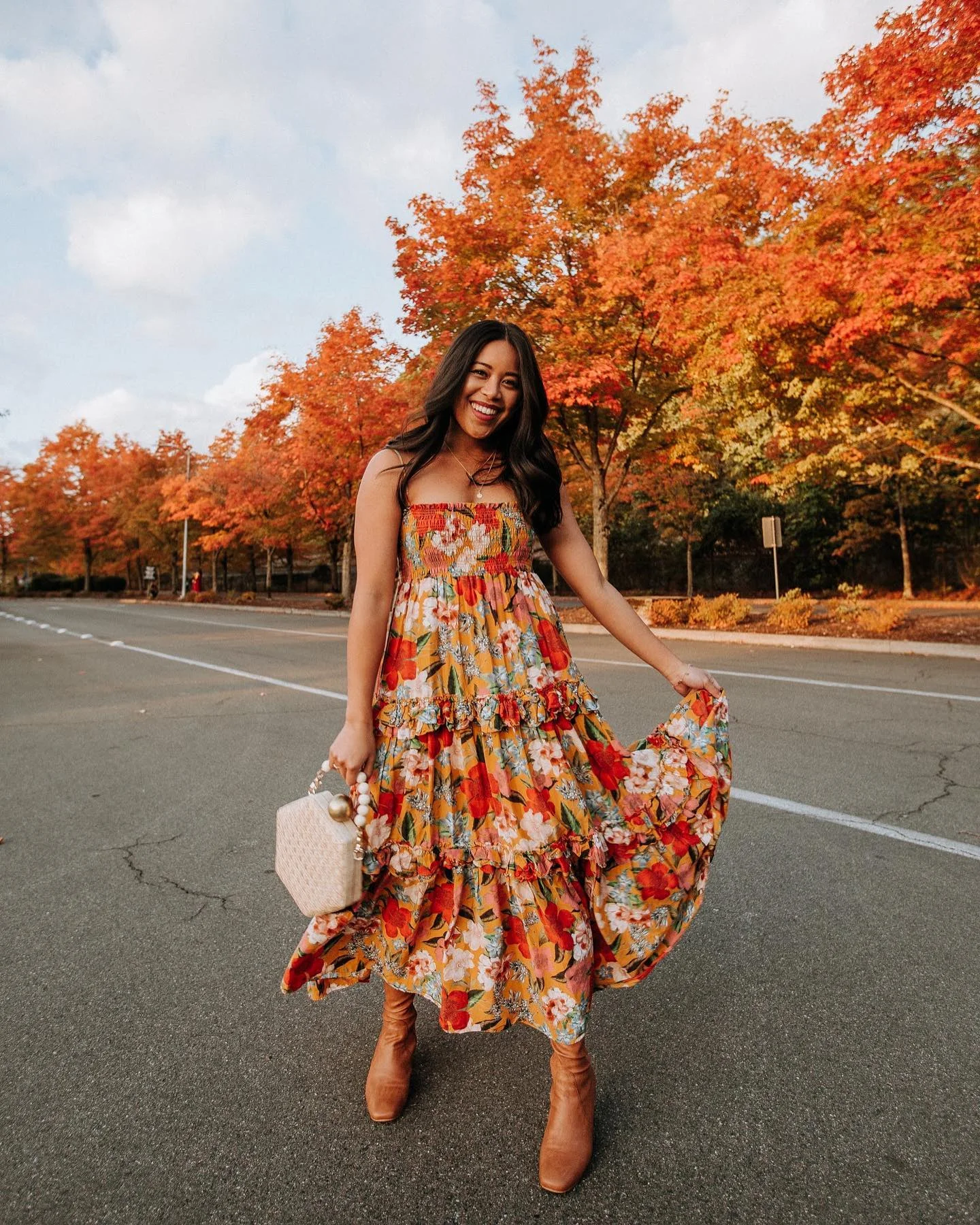fall dinner date outfit