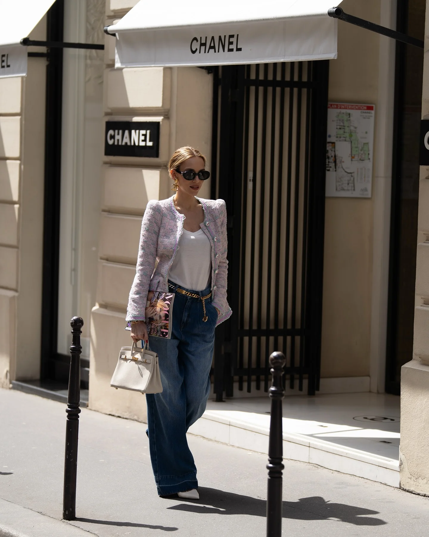 jeans and heels
