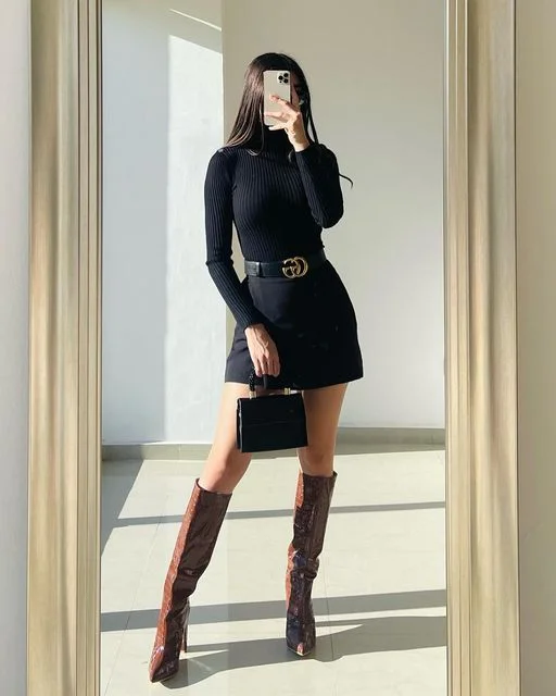 knee high boots outfit