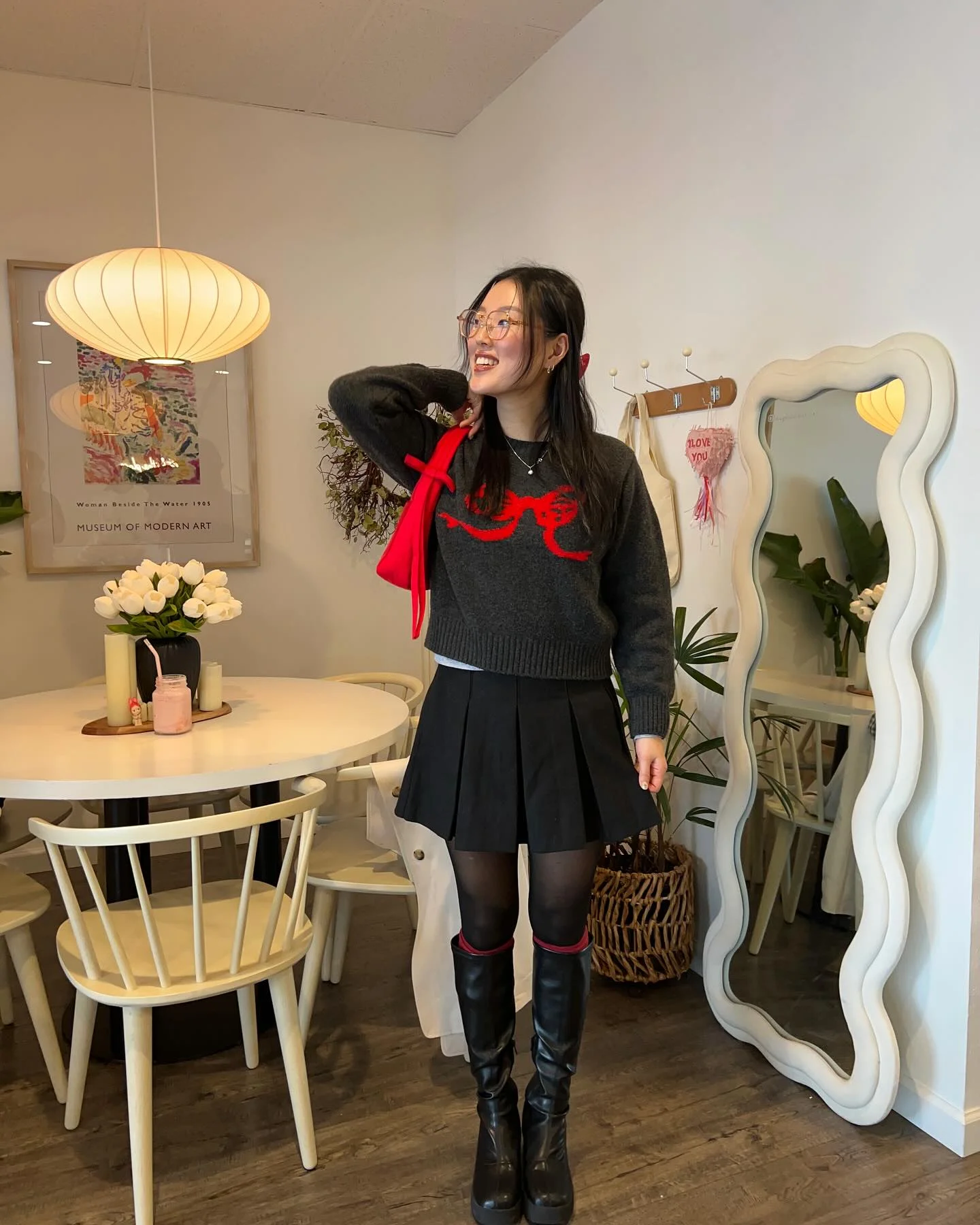 knee high boots outfit