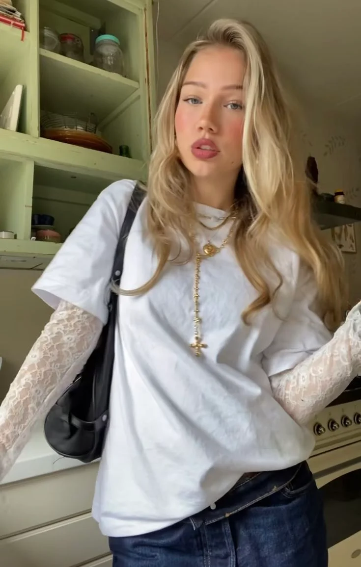 lace top outfit ideas