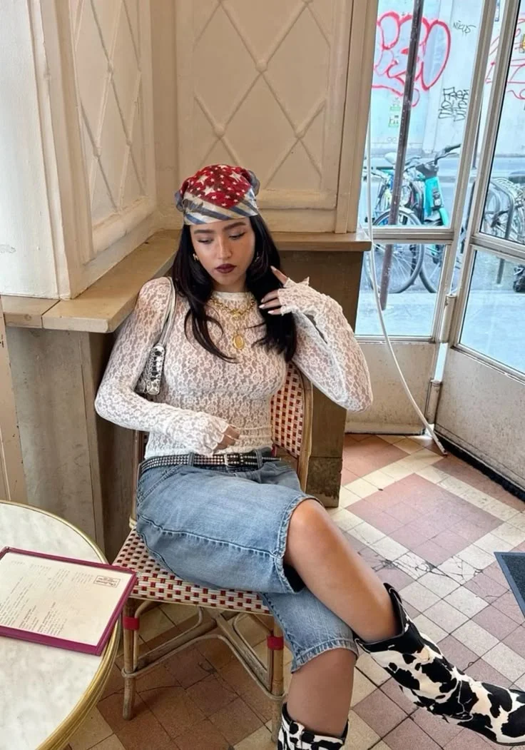 lace top outfit ideas