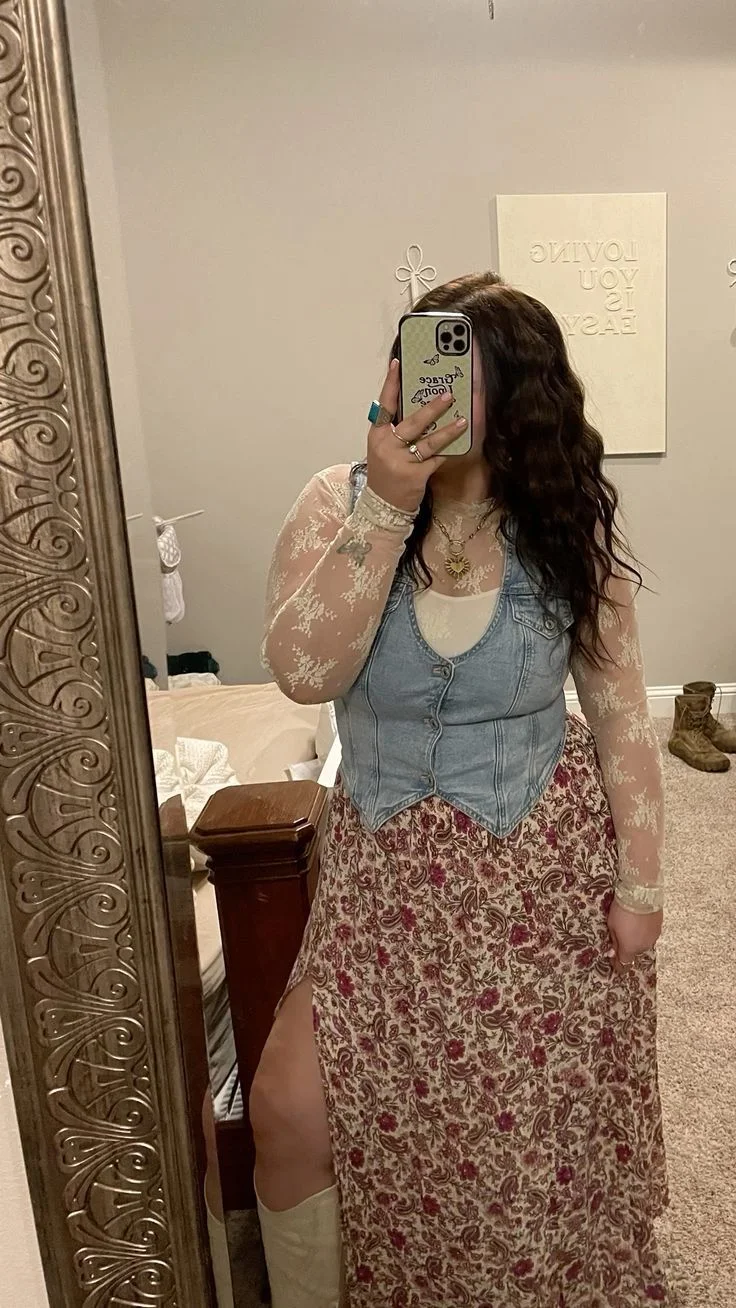 lace top outfit ideas