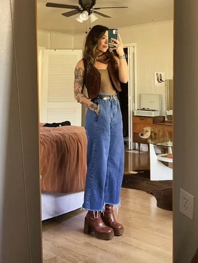 lace top outfit ideas