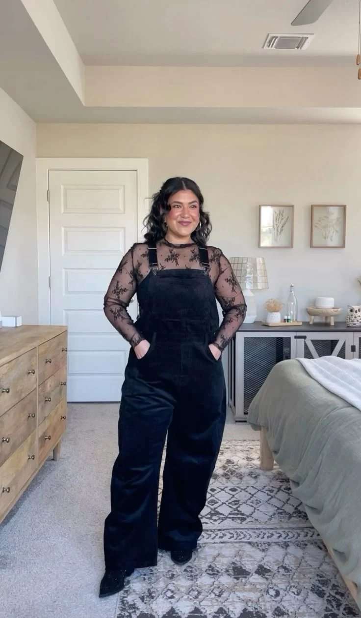 lace top outfit ideas