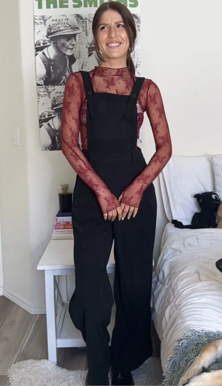 lace top outfit ideas