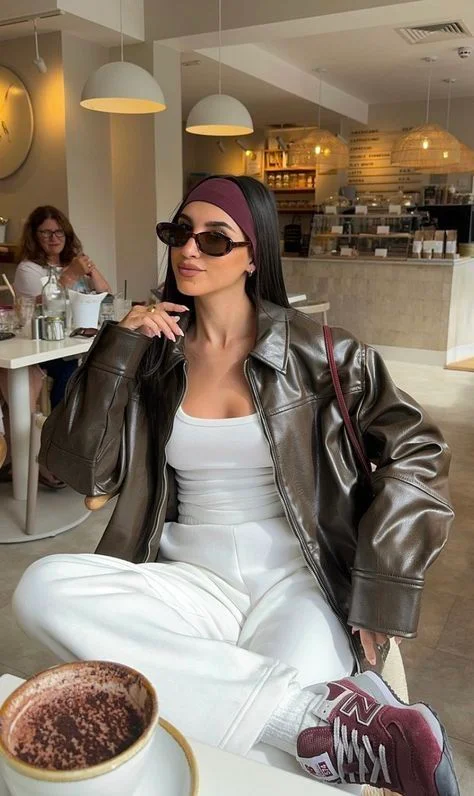 leather jacket outfit