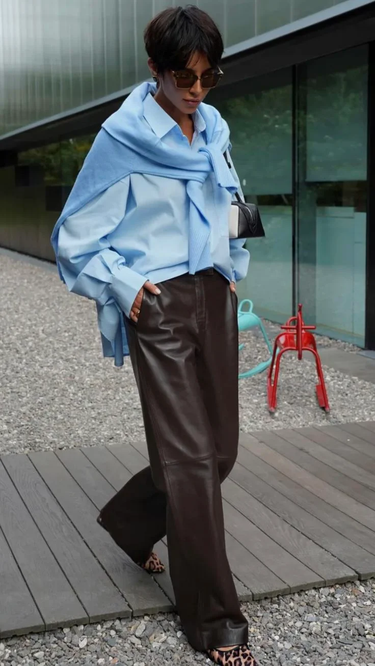 leather pants outfit