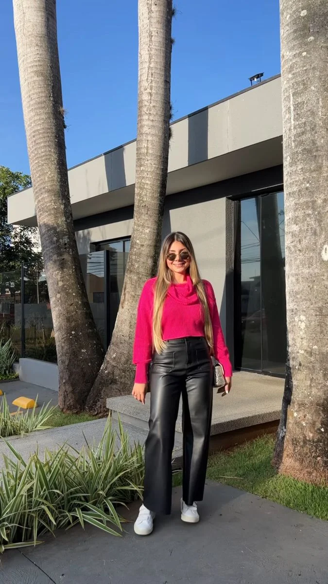 leather pants outfit