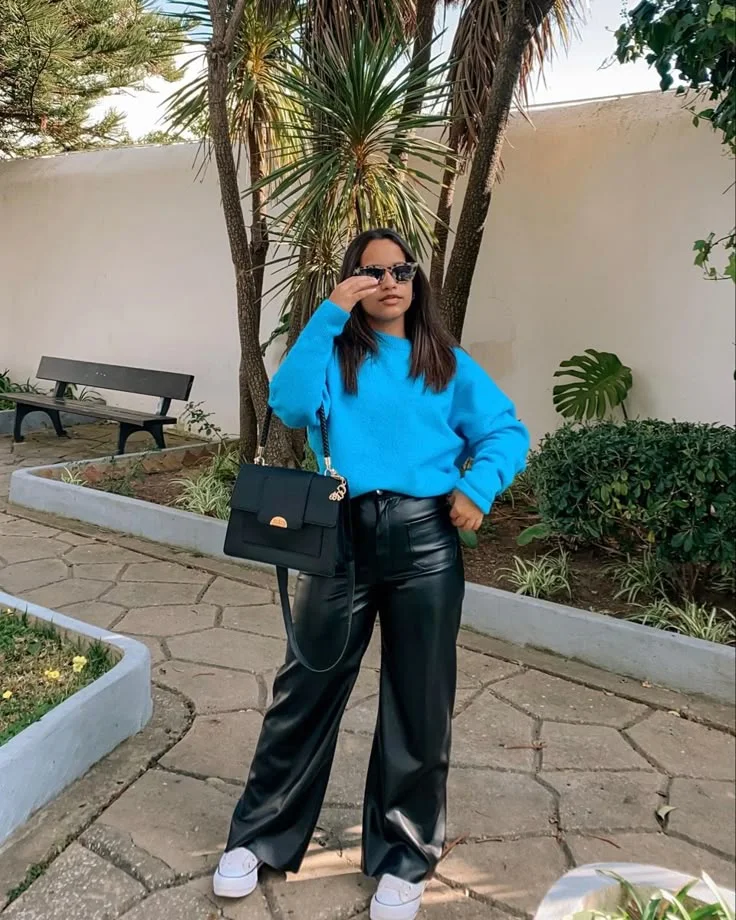leather pants outfit