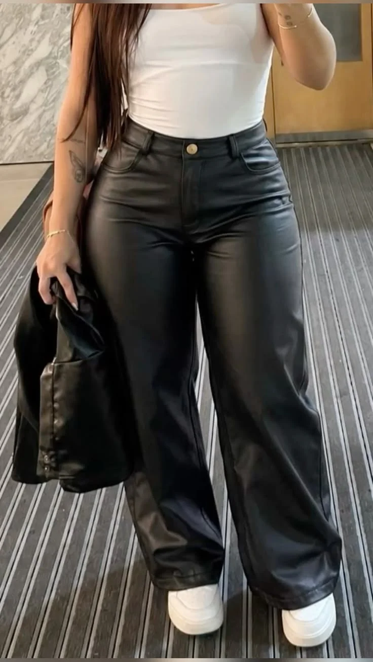 leather pants outfit
