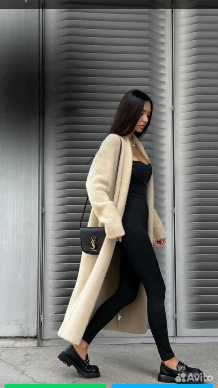 long cardigan outfit