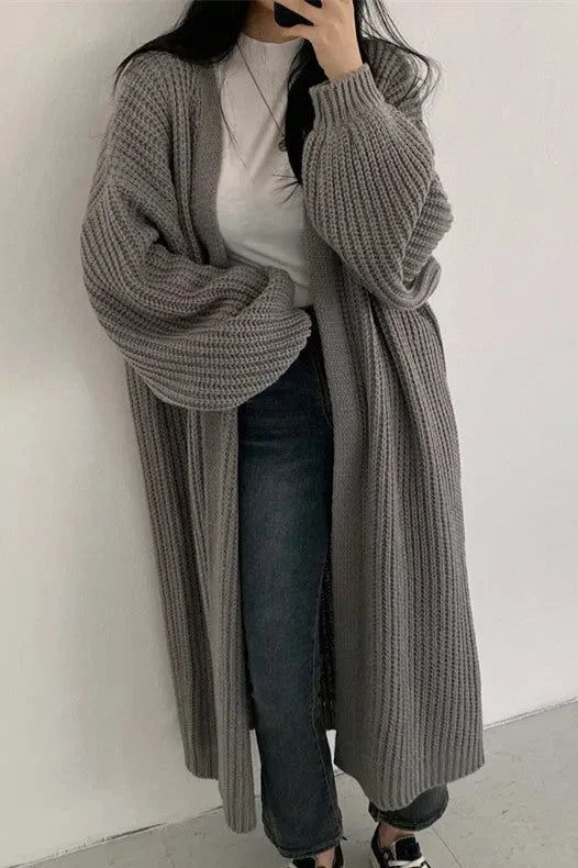 long cardigan outfit