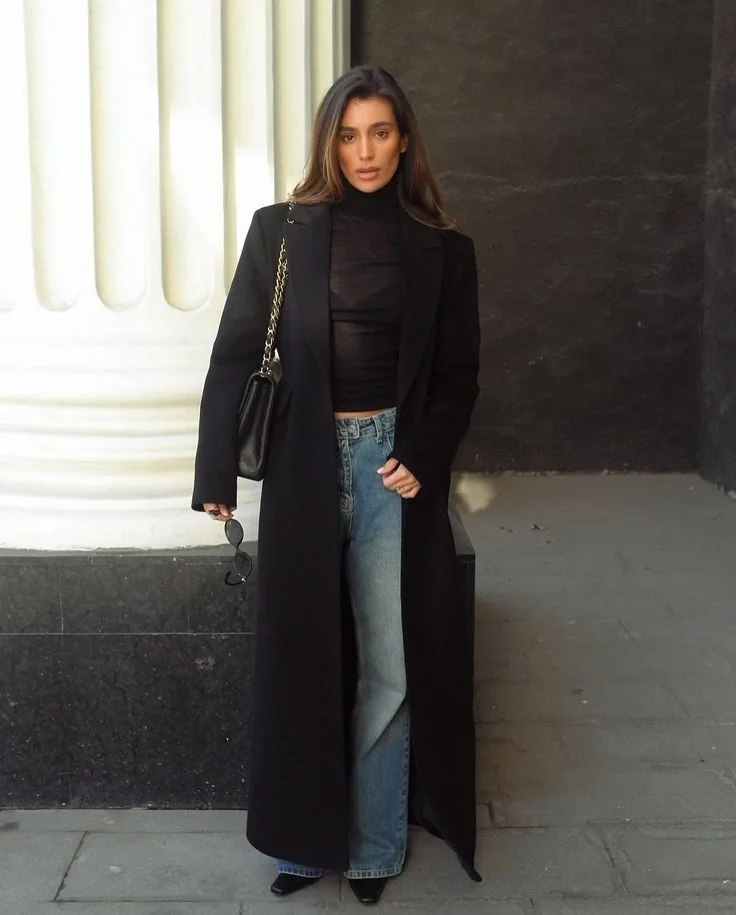 long cardigan outfit