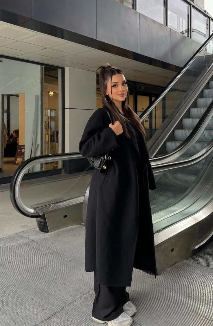 long cardigan outfit