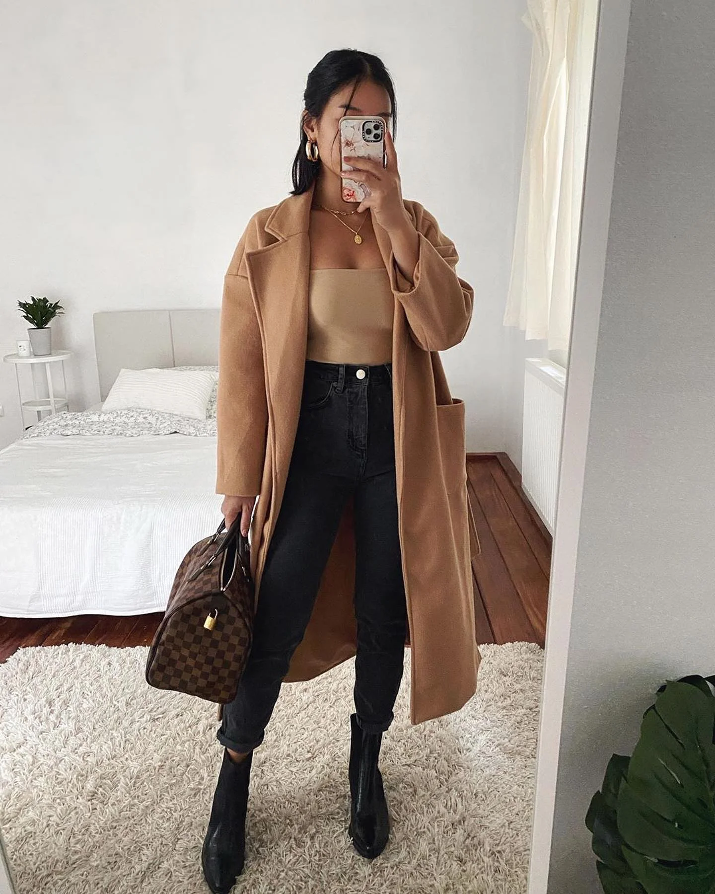 long coat outfit