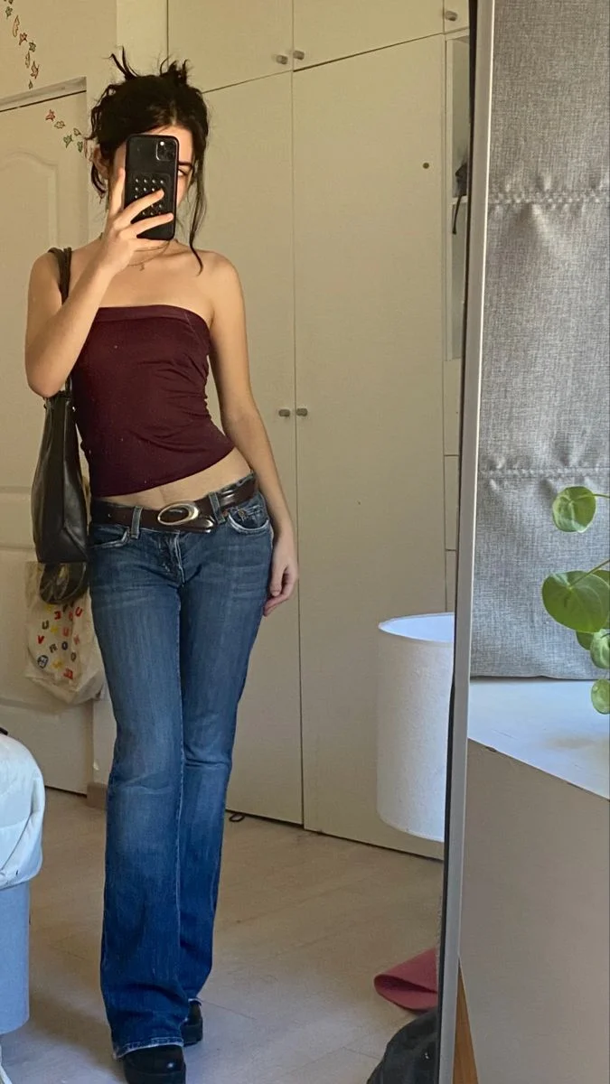 low rise jeans