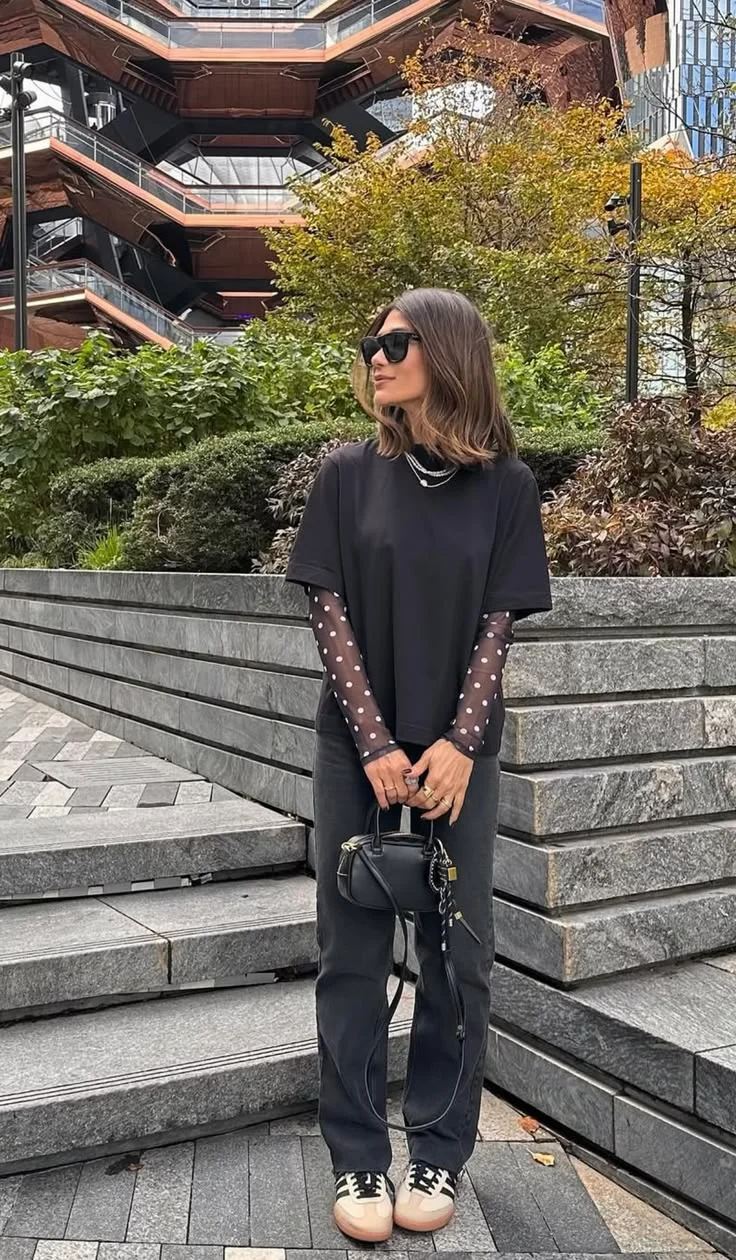 mesh top outfit