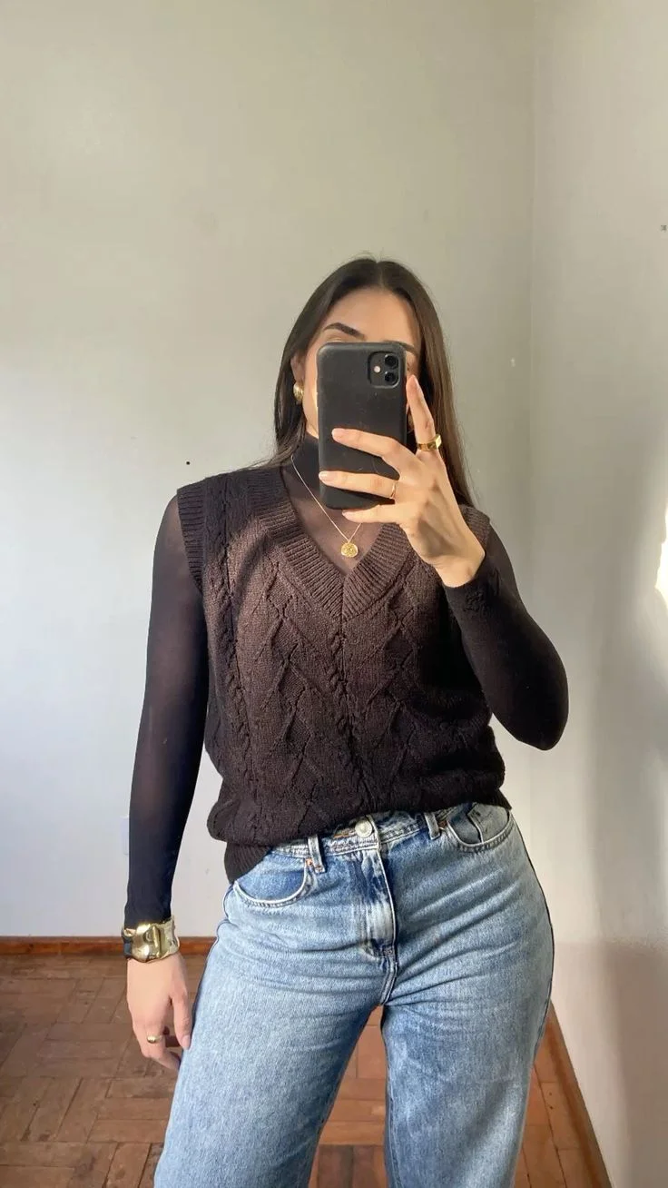 mesh top outfit