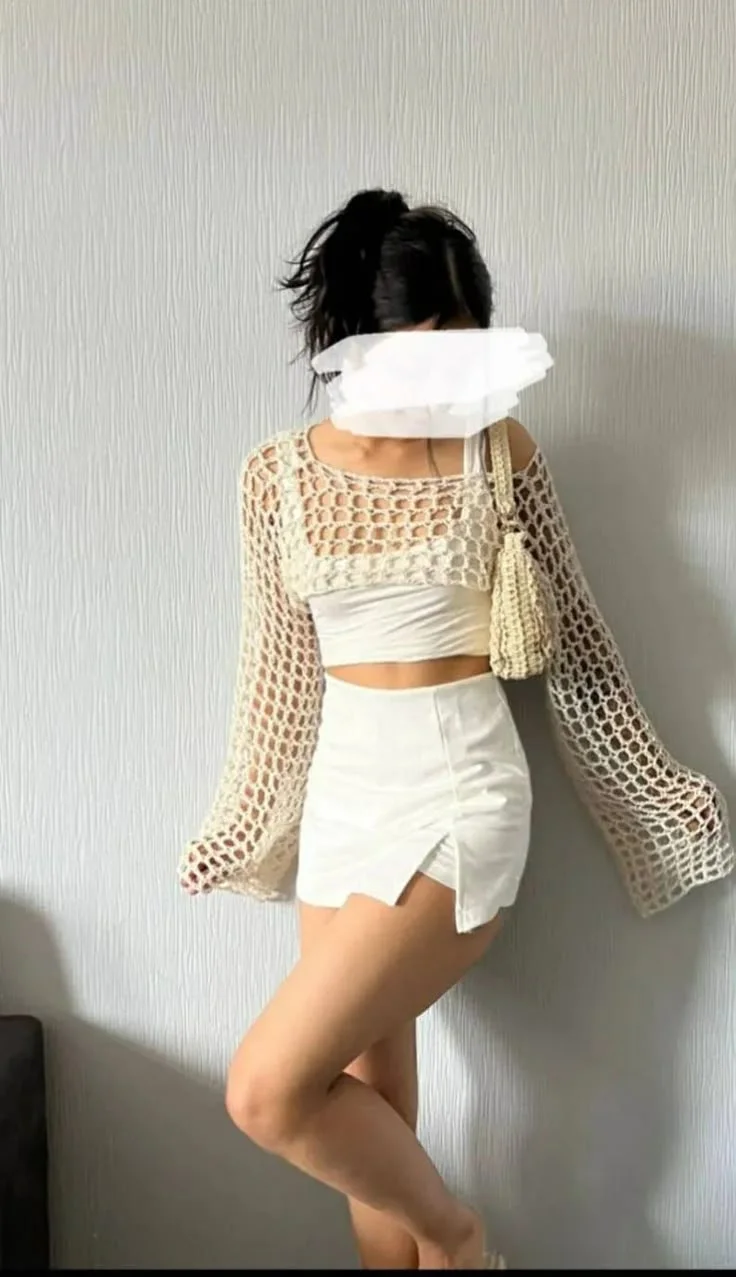 mesh top outfit