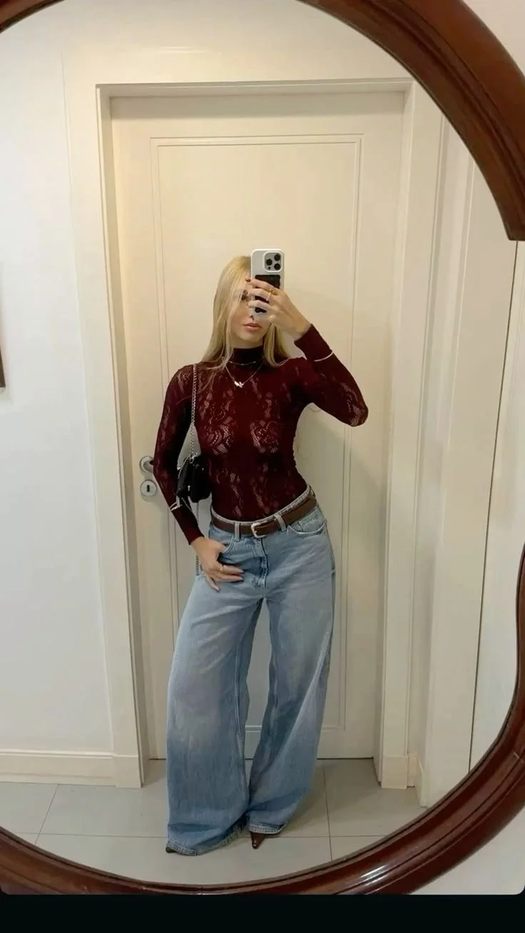 mesh top outfit