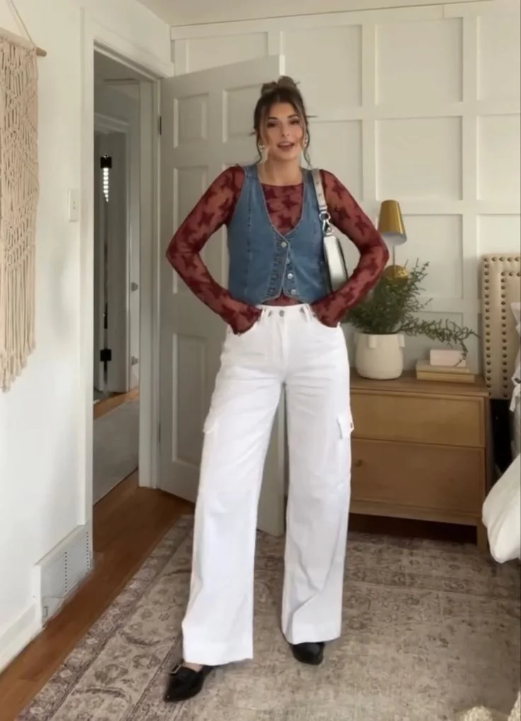 mesh top outfit